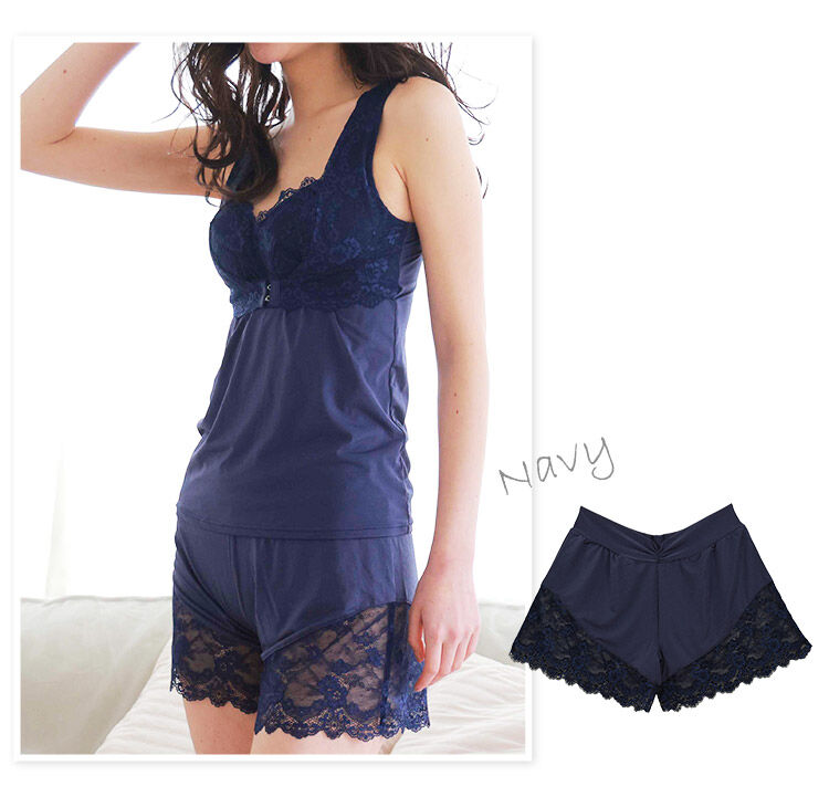 intesucre「アンテシュクレ 脇高お部屋ブラ ペア タップパンツ 全4色 M-3L TLF004」|インナー|NB