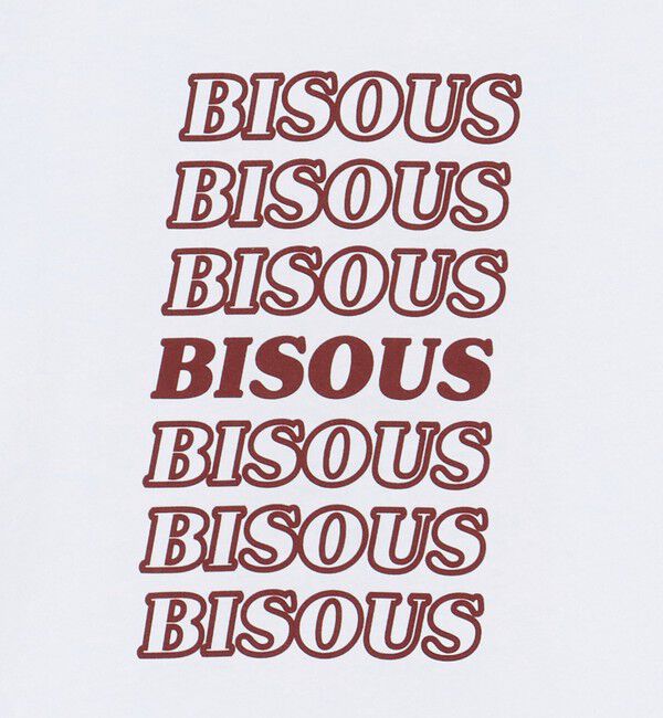 UNITED ARROWS「＜Les Petits Basics＞BISOUS プリントTシャツ」|Tシャツ・カットソー|