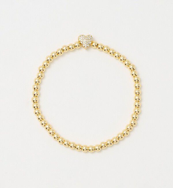UNITED ARROWS「パヴェハート ブレスレット」|ブレスレット・バングル|GOLD
