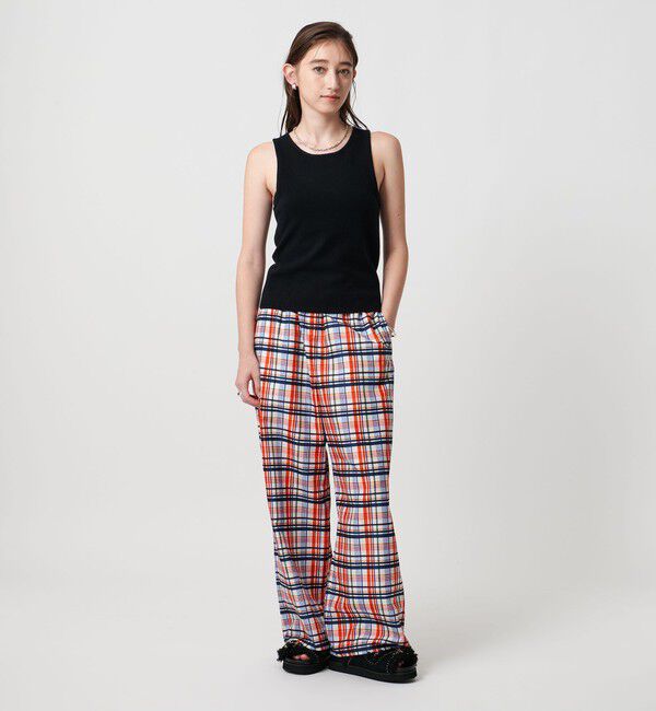 UNITED ARROWS「タフタ プリント イージーパンツ ‐ウォッシャブル‐」|その他|