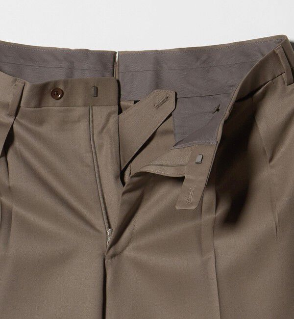 UNITED ARROWS「ギャバジン 2インプリーツ スラックス」|スラックス|