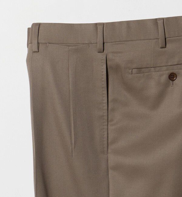 UNITED ARROWS「ギャバジン 2インプリーツ スラックス」|スラックス|