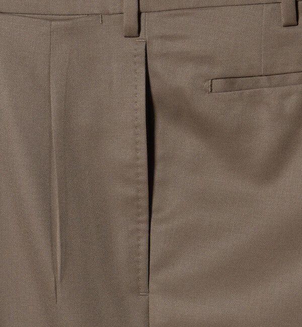 UNITED ARROWS「ギャバジン 2インプリーツ スラックス」|スラックス|