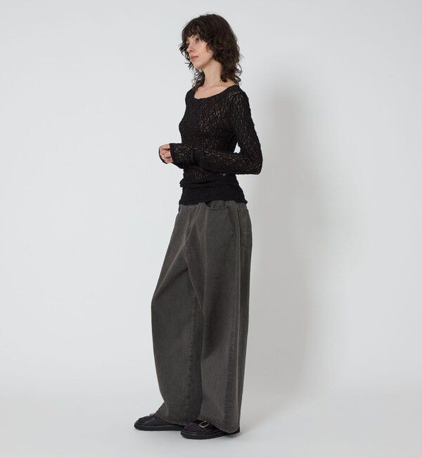 ASTRAET「＜ASTRAET＞BIG バルーン カラーデニムパンツ UNISEX」|デニム|