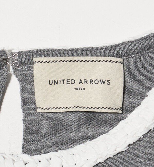 UNITED ARROWS「BROCHE  フラワーモチーフ ニット」|ニット・セーター|