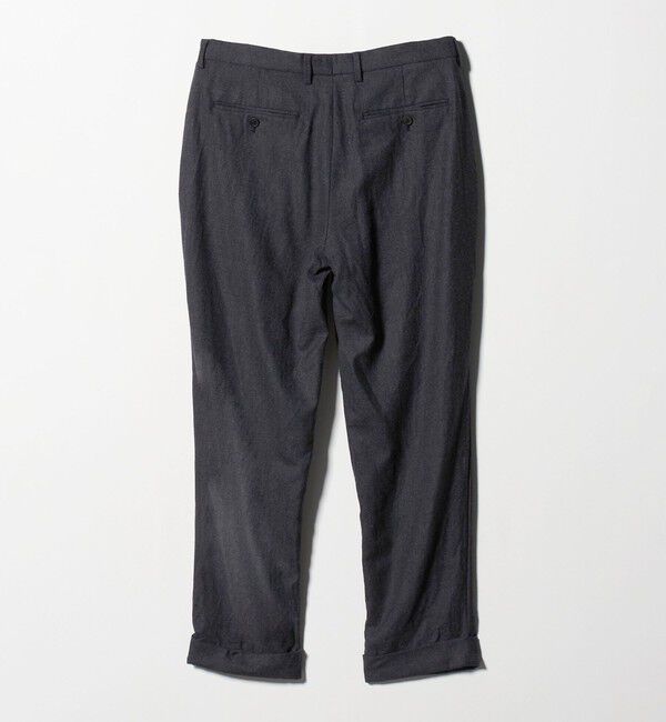 UNITED ARROWS「＜District＞ウールギャバジン ウォッシュド ワイド 1プリーツパンツ」|スラックス|