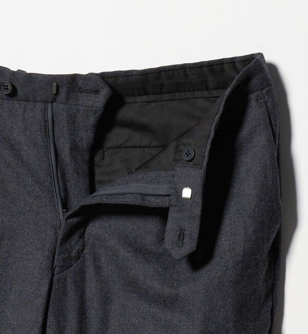 UNITED ARROWS「＜District＞ウールギャバジン ウォッシュド ワイド 1プリーツパンツ」|スラックス|