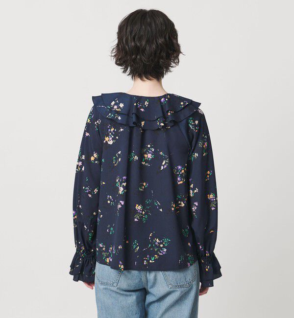 UNITED ARROWS「フラワー プリント ブラウス ‐ウォッシャブル‐」|シャツ・ブラウス|