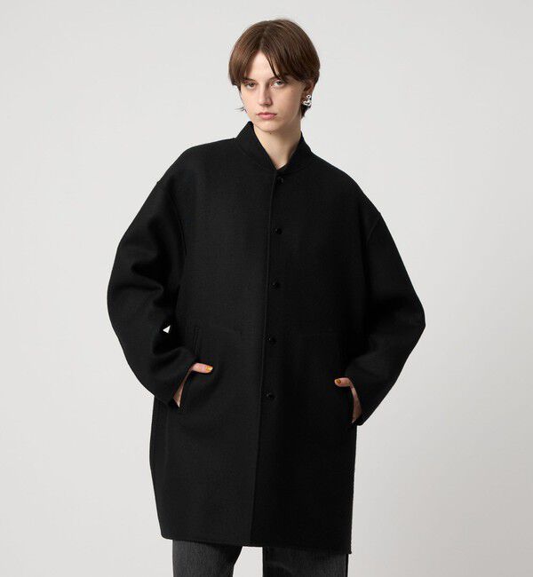 ASTRAET「＜ASTRAET＞ スタジアム リバーコート」|ブルゾン・スタジャン|BLACK