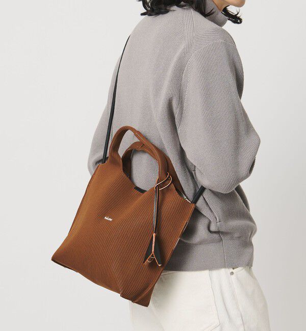 UNITED ARROWS「＜hALON＞ストライプ ニット トートバッグM」|その他|