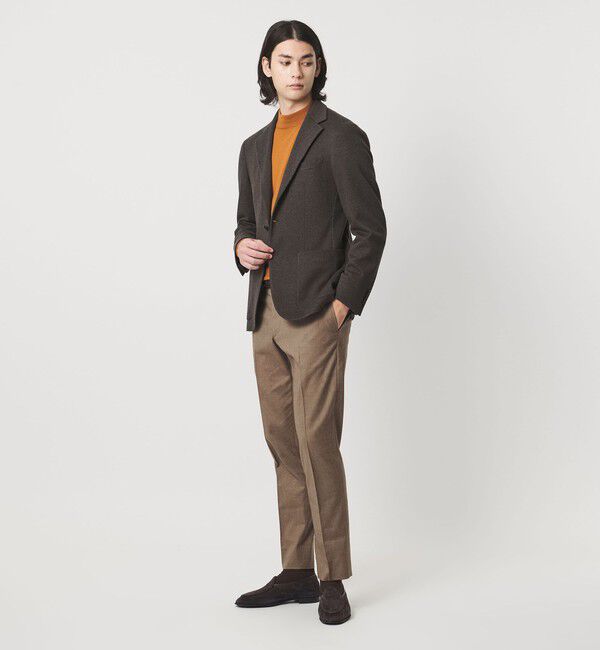 UNITED ARROWS「TR オックス サイドエクステンド ノープリーツスラックス COMFORT EASY‐MODEL ウォッシャブル ストレッチ」|スラックス|