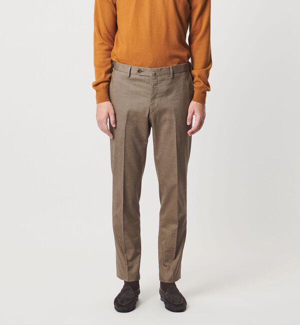 UNITED ARROWS「TR オックス サイドエクステンド ノープリーツスラックス COMFORT EASY‐MODEL ウォッシャブル ストレッチ」|スラックス|