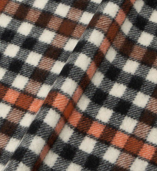 UNITED ARROWS「【別注】＜Joshua Ellis＞ブラウンチェック マフラー」|マフラー|