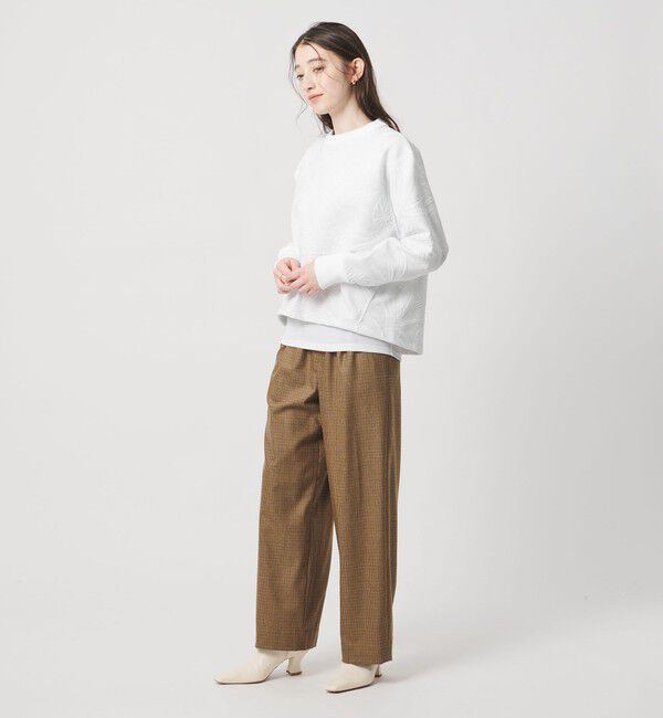 UNITED ARROWS「リーヴス ジャガード ラメ スウェット」|スウェット・ジャージ|