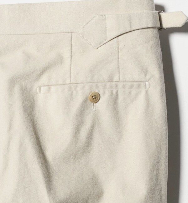 UNITED ARROWS「モールスキン 1プリーツ スラックス」|スラックス|