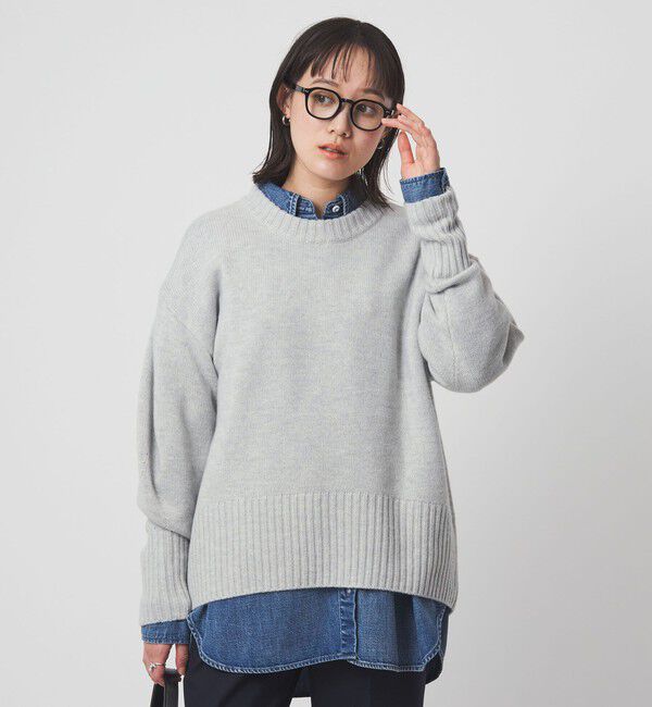 UNITED ARROWS green label relaxing「スタイルマスターニット」|ニット・セーター|LT.GRAY