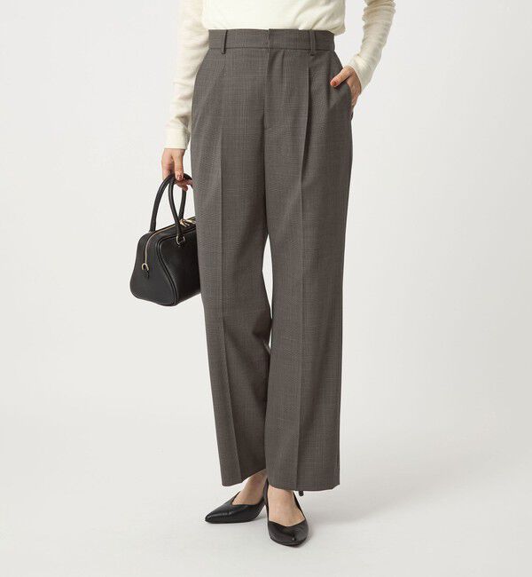 UNITED ARROWS green label relaxing「［size SHORT/TALLあり］カチリラ ストレート パンツ -ウォッシャブル・ストレッチ-」|スラックス|その他1