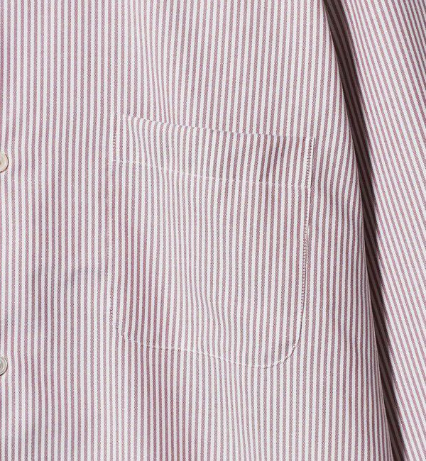 UNITED ARROWS green label relaxing「エブリット コットンオックス ストライプ スナップ ボタンダウン シャツ -イージーアイロン-」|シャツ・ブラウス|