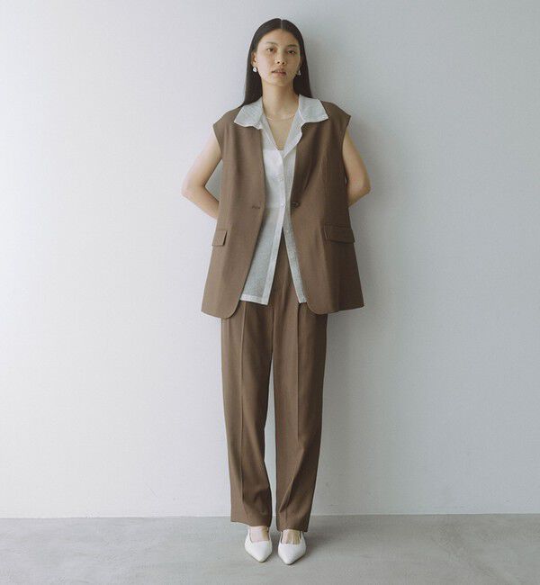 UNITED ARROWS green label relaxing「＜SEASONAL COLLECTION＞ノーラペル ジレ」|ベスト・ジレ|