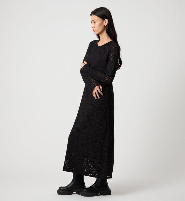 EMMEL REFINES「＜EMMEL REFINES＞EM レース ロング ワンピース」|ワンピース|