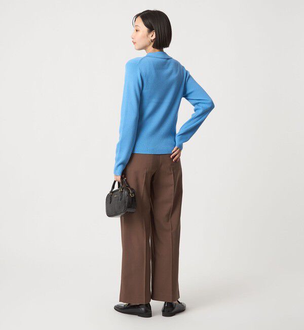 UNITED ARROWS green label relaxing「［size SHORT/TALLあり］キチントボトムス カバー ワイド パンツ」|スラックス|