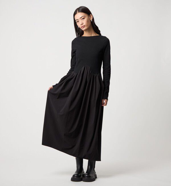 EMMEL REFINES「＜EMMEL REFINES＞EM ウェーブキリカエ ドッキング ワンピース」|ワンピース|