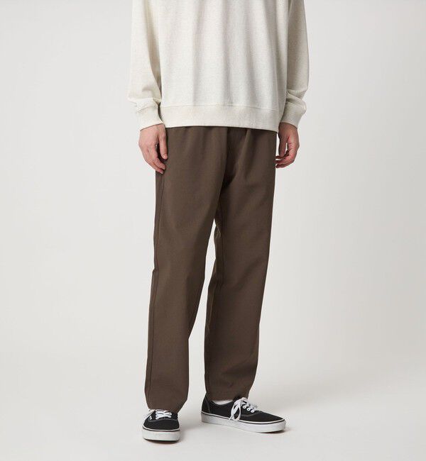 UNITED ARROWS green label relaxing「ウールライク PLAY-PANTS W2 イージーパンツ -ストレッチ・吸水速乾-」|その他|DK.BROWN