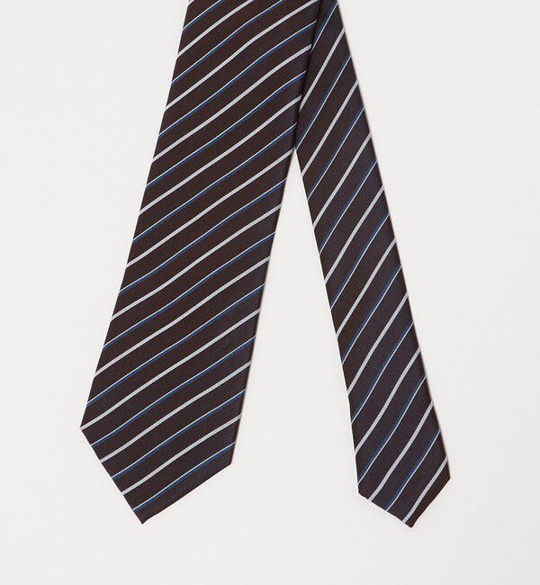 UNITED ARROWS green label relaxing「GLR シルク2 8.0cm ストライプ4 ネクタイ」|ネクタイ・蝶ネクタイ|