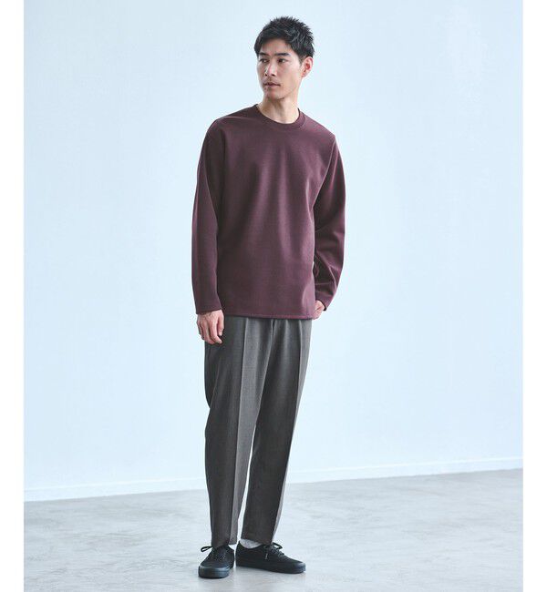 UNITED ARROWS green label relaxing「ダブルフェイス クルーネック カットソー」|Tシャツ・カットソー|