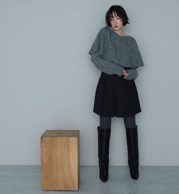 EMMEL REFINES「＜EMMEL REFINES＞EM ケープエリ ニット プルオーバー」|ニット・セーター|