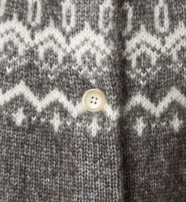 UNITED ARROWS green label relaxing「ノルディック ジャガード カーディガン」|カーディガン|