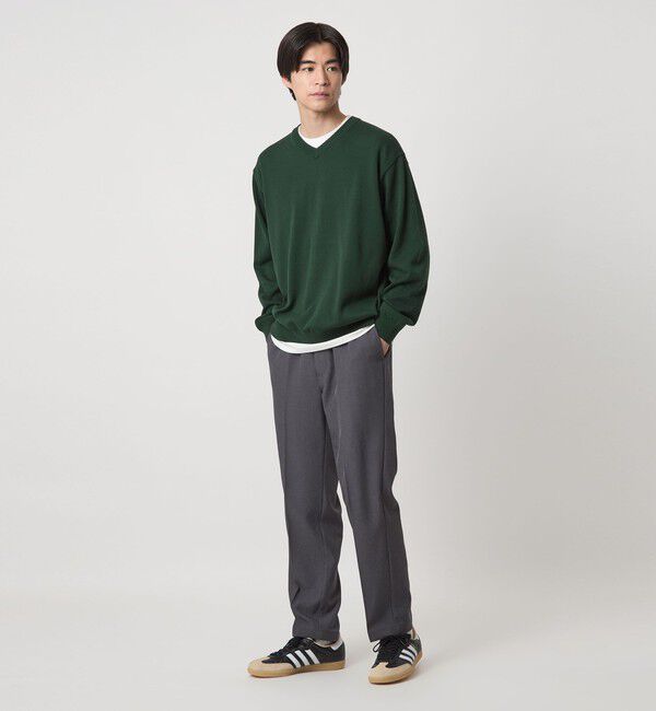 UNITED ARROWS green label relaxing「プレーン レイヤード Vネック ニット」|ニット・セーター|