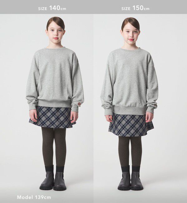 UNITED ARROWS green label relaxing「【WEB限定】裏毛 クルーネック プルオーバー / スウェット / トレーナー  / キッズ 100cm-160cm」|スウェット・ジャージ|