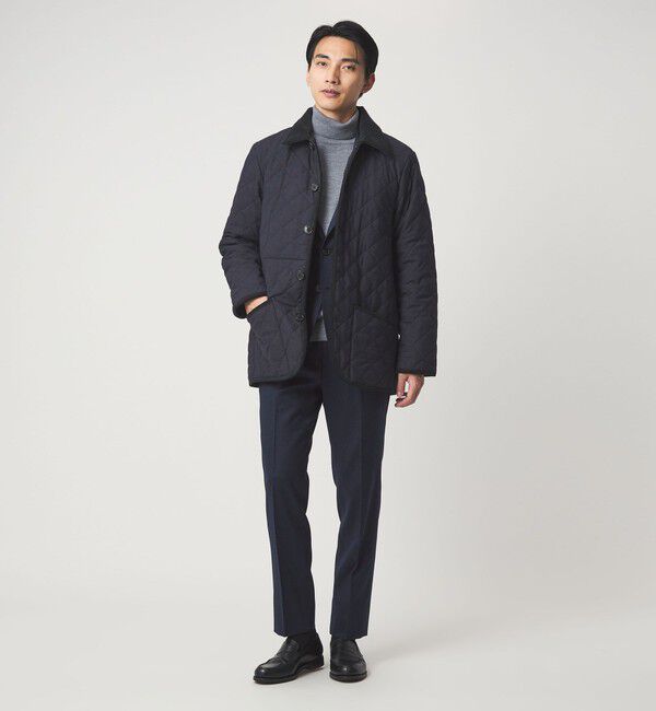 UNITED ARROWS green label relaxing「【別注】＜Traditional Weatherwear＞GLR バーズアイ ネイビー WAVERLY キルティングジャケット」|その他|