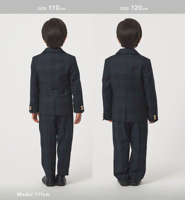 UNITED ARROWS green label relaxing「TRW ブラックウォッチ パンツ / キッズ 110cm-130cm」|スーツ|