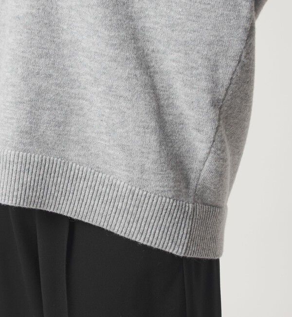 UNITED ARROWS green label relaxing「【WEB限定】＜at ease＞スキッパー プルオーバー ニット ウォッシャブル」|ニット・セーター|