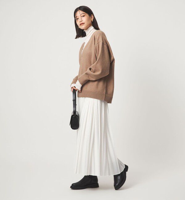 UNITED ARROWS green label relaxing「【WEB限定】＜at ease＞スキッパー プルオーバー ニット ウォッシャブル」|ニット・セーター|