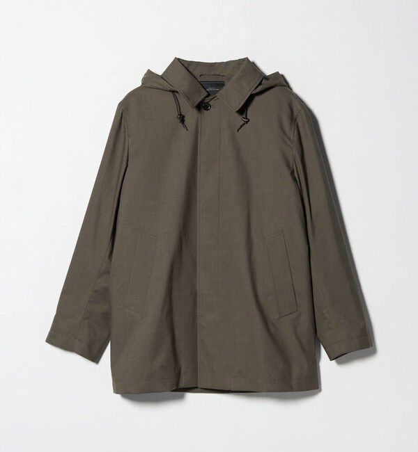 UNITED ARROWS green label relaxing「ルミレットウール TAION フード バルカラーコート -撥水-」|ステンカラーコート|