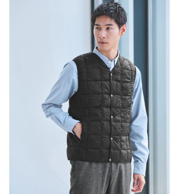 UNITED ARROWS green label relaxing「ルミレットウール TAION フード バルカラーコート -撥水-」|ステンカラーコート|