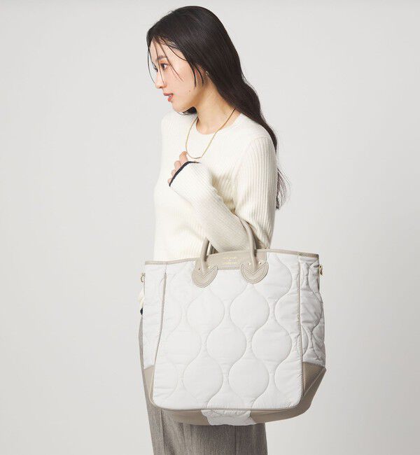 UNITED ARROWS green label relaxing「【別注】＜YOUNG&OLSEN The DRYGOODS STORE＞キルトトートバッグ」|トートバッグ|BEIGE