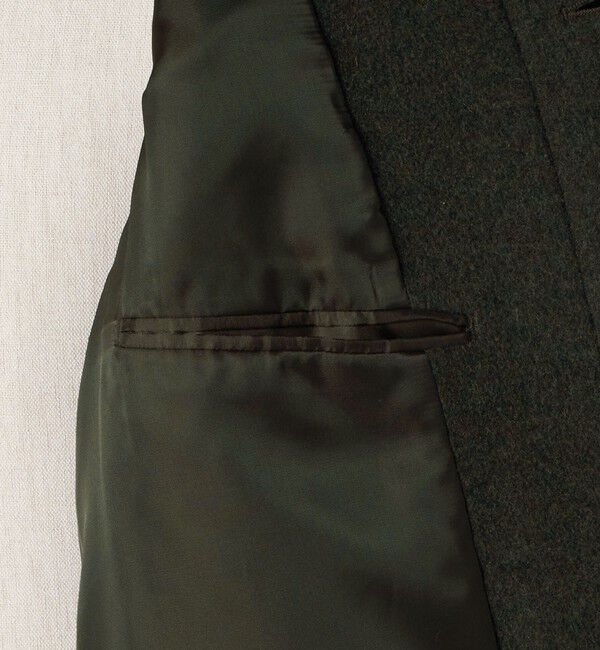 UNITED ARROWS green label relaxing「Ballis バリス モッサー バルカラー ブラウン ステンカラーコート」|ステンカラーコート|