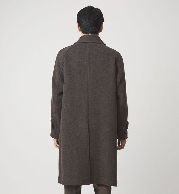 UNITED ARROWS green label relaxing「Ballis バリス モッサー バルカラー ブラウン ステンカラーコート」|ステンカラーコート|
