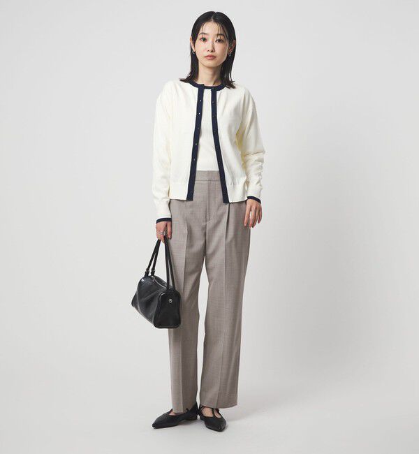 UNITED ARROWS green label relaxing「［size SHORT/TALLあり］カチリラ ストレート パンツ ウォッシャブル ストレッチ」|スラックス|