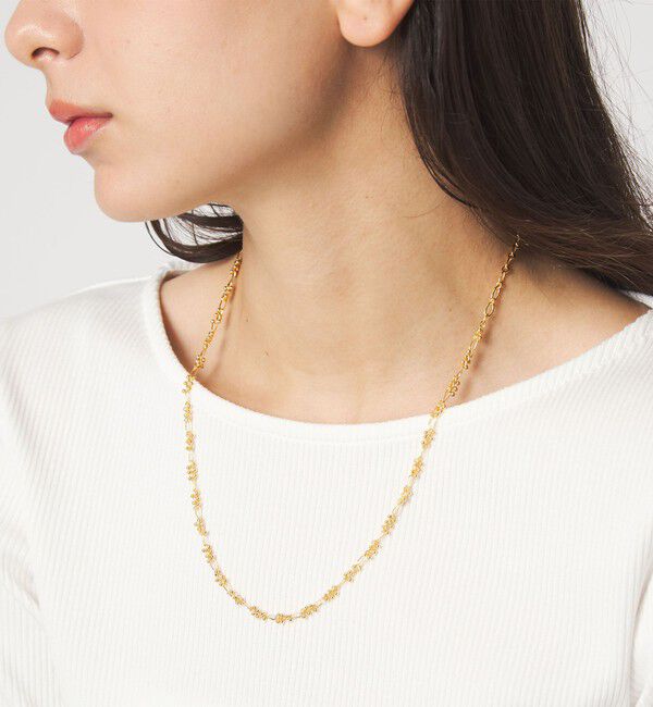 UNITED ARROWS green label relaxing「ツブツブ チェーン ネックレス」|ネックレス|GOLD