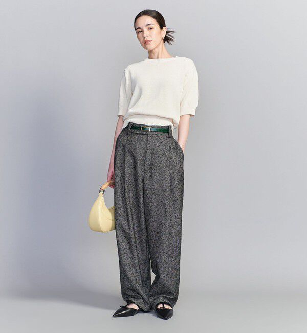 BEAUTY&YOUTH UNITED ARROWS「ツイードライク テーパード パンツ」|その他|