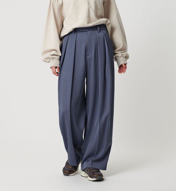 BEAUTY&YOUTH UNITED ARROWS「タックワイドパンツ」|その他|COBALT