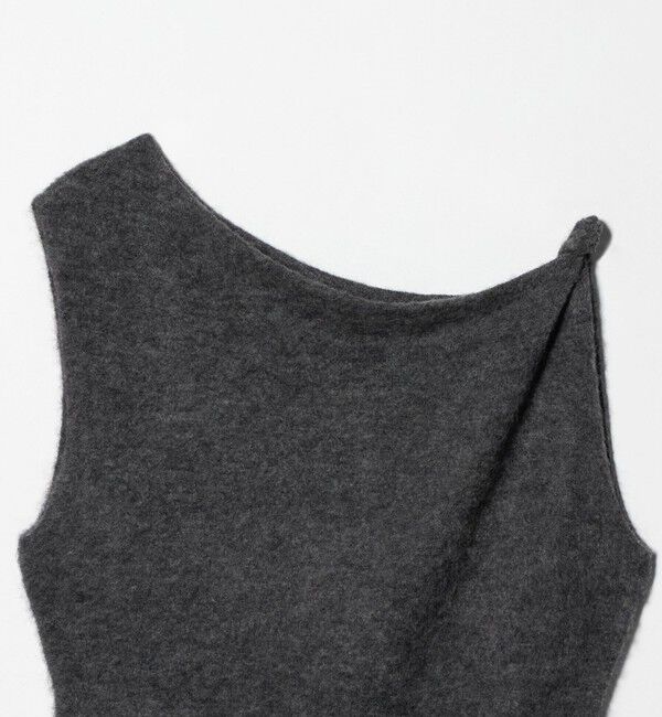 ATTISESSION「＜ATTISESSION＞ツイスト ショルダー ニットトップス」|ニット・セーター|