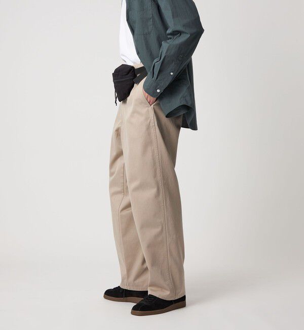 STEVEN ALAN「＜Steven Alan＞ ウエポン ニドム アーミー ノープリーツ トラウザーズ」|チノ|