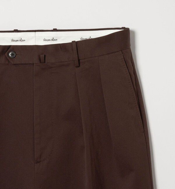STEVEN ALAN「＜Steven Alan＞ ウエポン ニドム イン ツープリーツ ドレス トラウザーズ」|チノ|