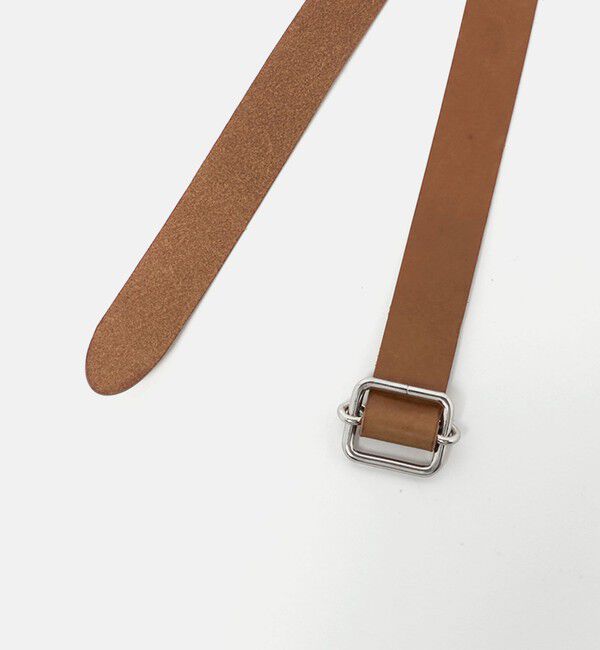 BEAUTY&YOUTH UNITED ARROWS「＜ART BROWN＞レザー スクエアバックル ベルト」|ベルト|